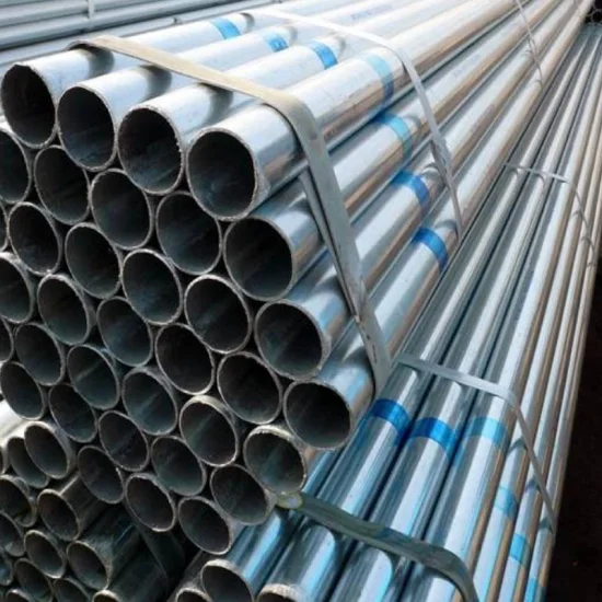 Tubo de aço Gi para andaimes de 48,3 mm para preços de ferro de construção de tubo galvanizado