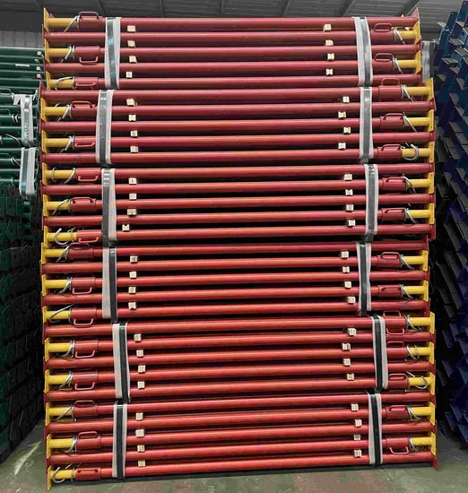Adereços de aço para andaimes de suporte de metal galvanizado /suporte de poste de aço Suportes de escoramento de aço ajustáveis ​​para serviços pesados ​​para construção