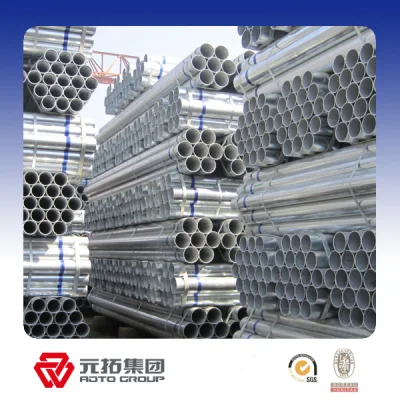 Tubos de andaimes galvanizados por imersão a quente de 48,3 mm da China
